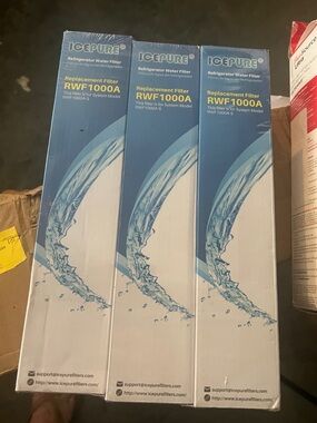 ICEPURE RWF1000A Refrigerator Water Filter - 3 pack new!